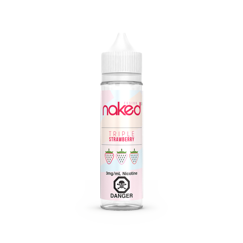 Triple Strawberry Naked 100 E-Liquid 60mL Freebase