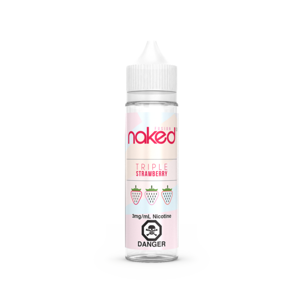 Triple Strawberry Naked 100 E-Liquid 60mL Freebase