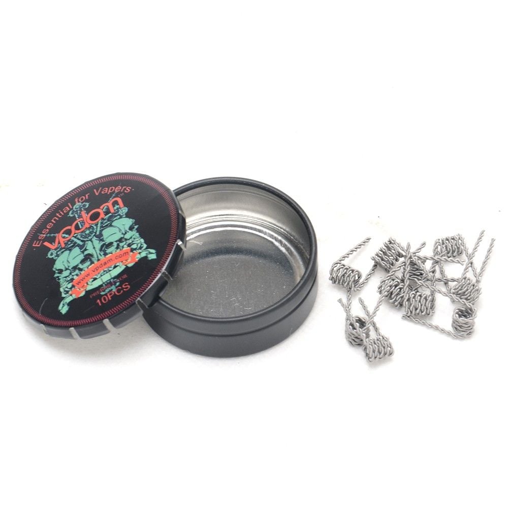 VPDAM Clapton Twisted prebuilt coils