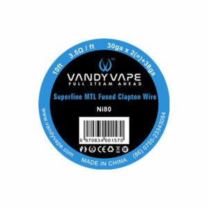 Vandy Vape Superfine MTL Fused Clapton Wire 3.50 Ω (10 Feet)