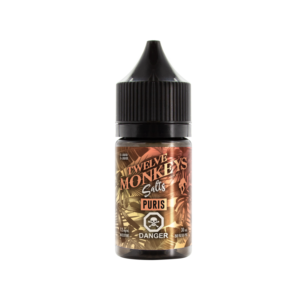 30mL bottle of Puris SALTS by Twelve Monkeys E-Liquid