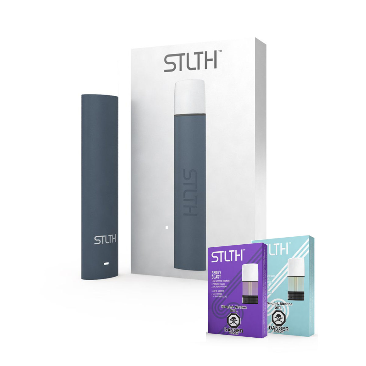 STLTH Starter Bundle Device + 2 Packs of Pods VapeLoft