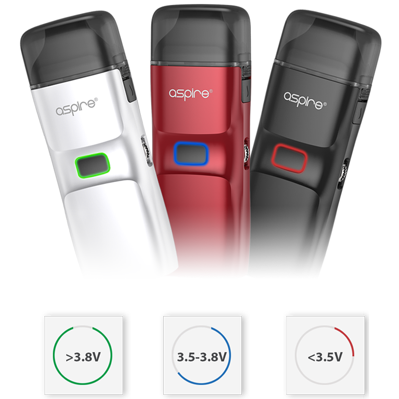 Aspire Breeze NXT Battery level indicator