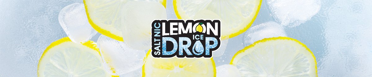 Lemon Drop Ice Salt E-Liquid Banner