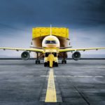 DHL Plane on a runway