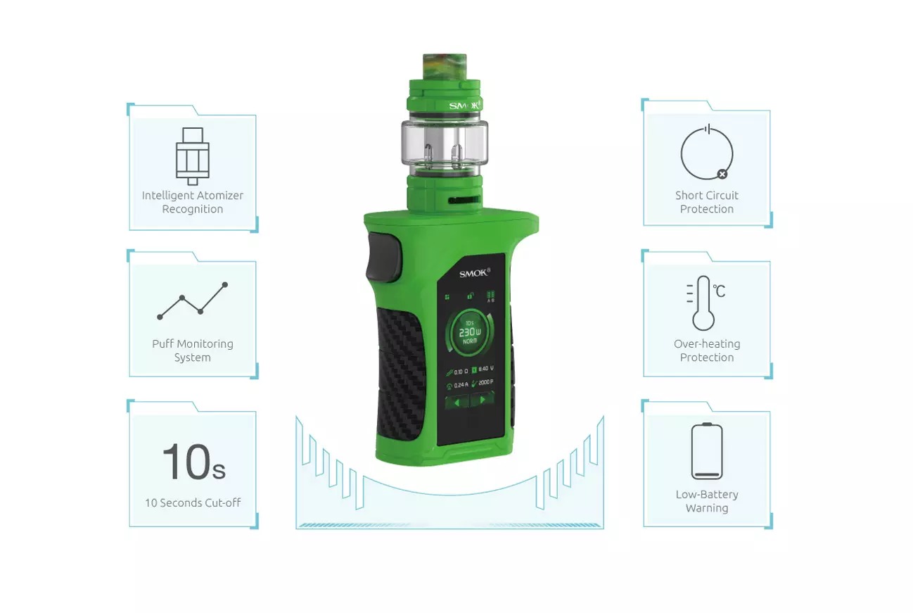 SMOK MAG P3 Starter Kit Features