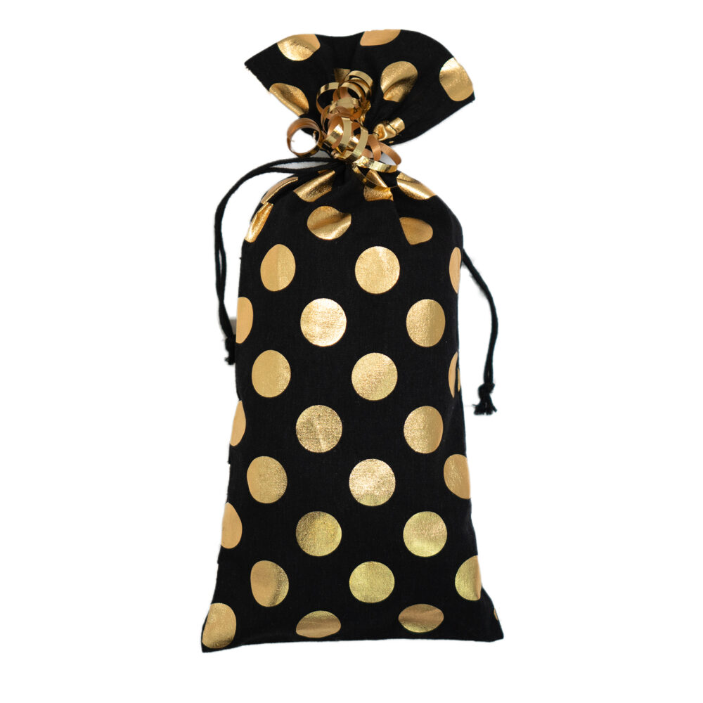 Cotton Gift Bag Gold