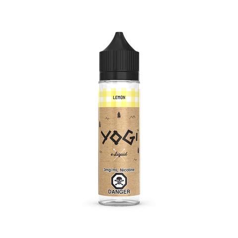 A 60mL bottle of the tasty Lemon E-Liquid Granola Bar by Yogi Brand