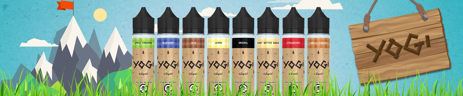 A Yogi E-Liquid Banner