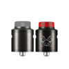 Black and Gun Metal versions of the Dead Rabbit V2 RDA by Hellvape