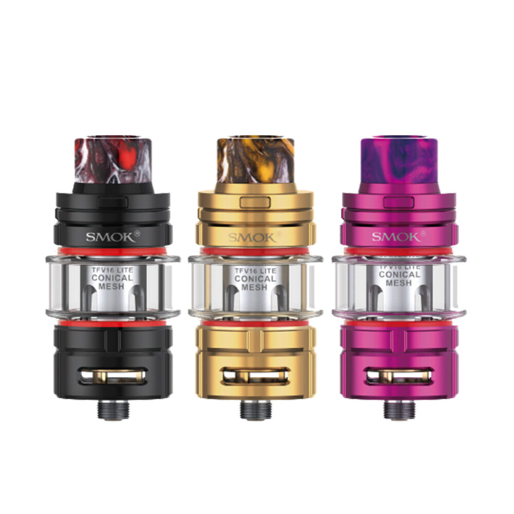 SMOK TFV16 Lite is the lightweight version of the original TFV16 Sub-Ohm Tank