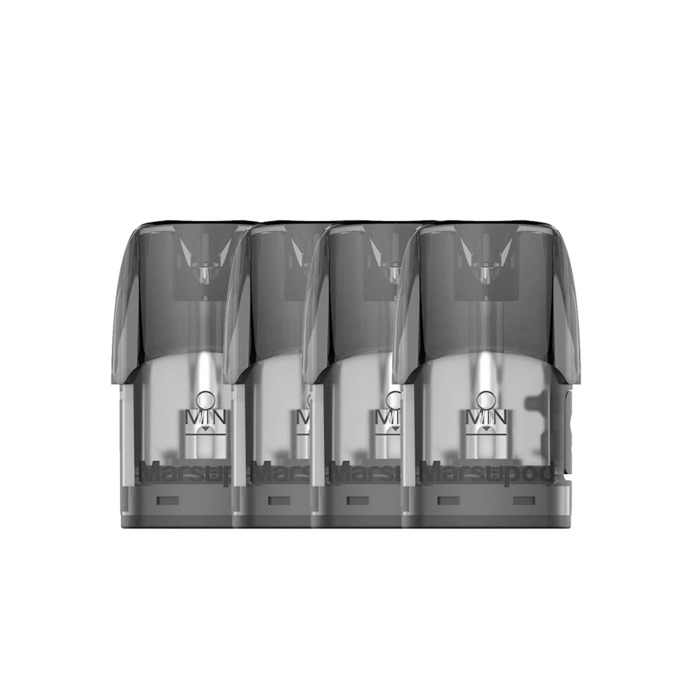 4 Pack of the UWELL Marsu Pod Replacement Cartridges