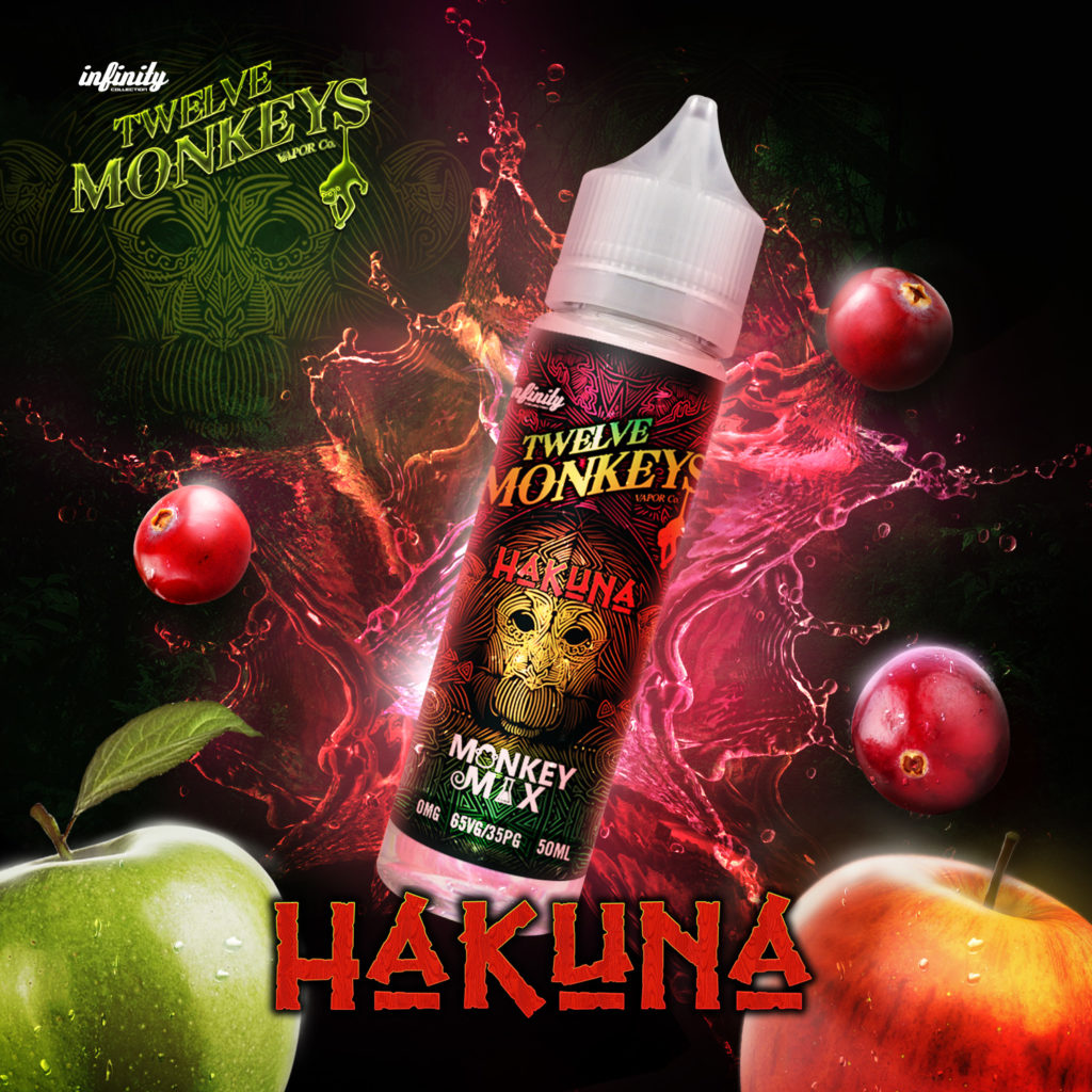 Hakuna Twelve Monkeys E-Liquid Artwork