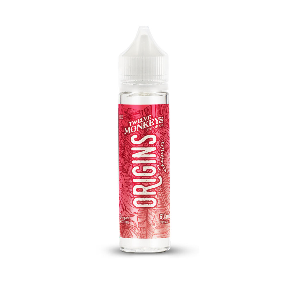 60mL bottle of Saimiri by Twelve Monkeys Origins E-Liquid