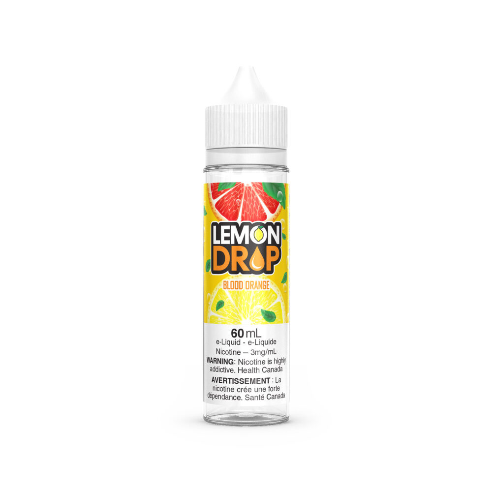 60mL bottle of the Blood Orange Lemon Drop E-Liquid