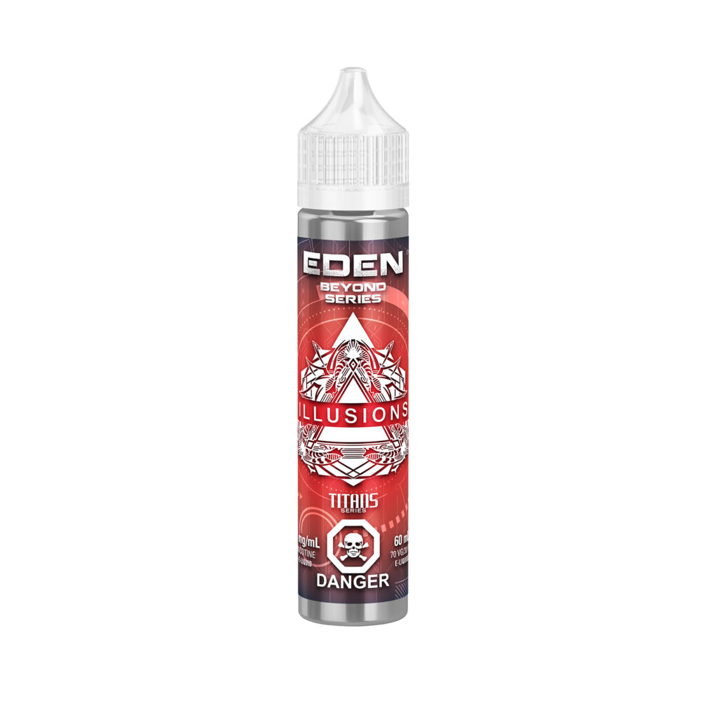 60ML bottle of Eden E-Liquid by Illusions Vapor