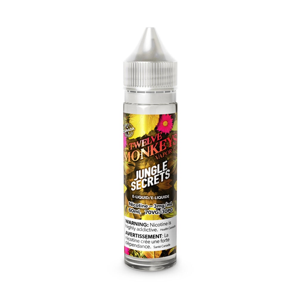 Jungle Secrets Twelve Monkeys E-Liquid 60ml bottle