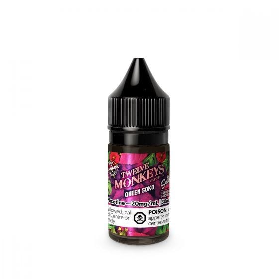 Queen Soko Salt Twelve Monkeys E-Liquid 30ml