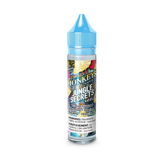 Jungle Secrets Iced Twelve Monkeys E-Liquid 60mL