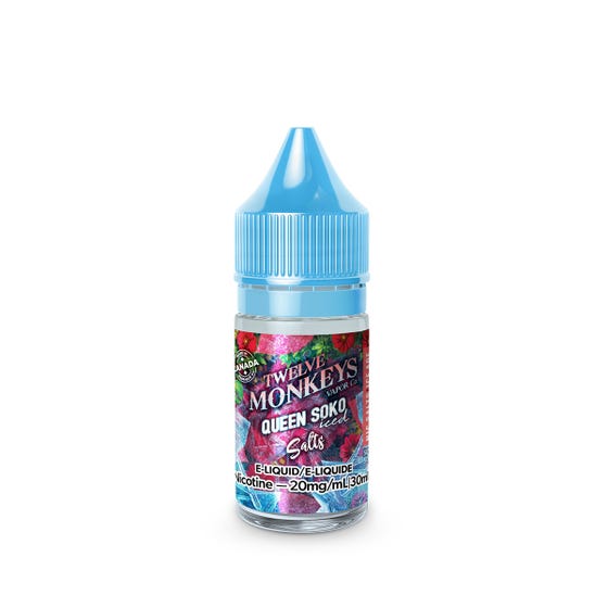 Queen Soko Iced SALT Twelve Monkeys E-Liquid 30mL