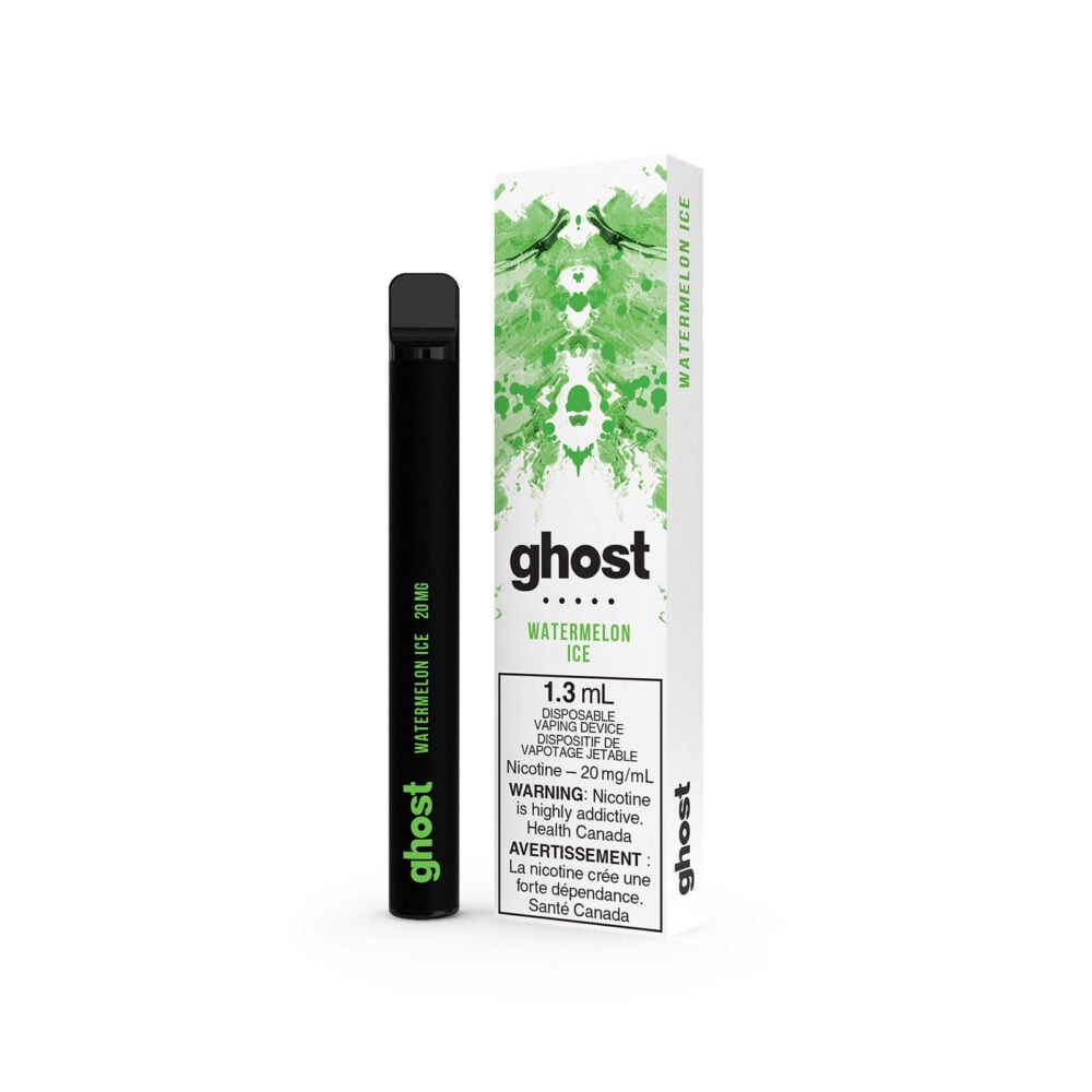 Watermelon Ice flavored GHOST XL Disposable Vape - 20MG