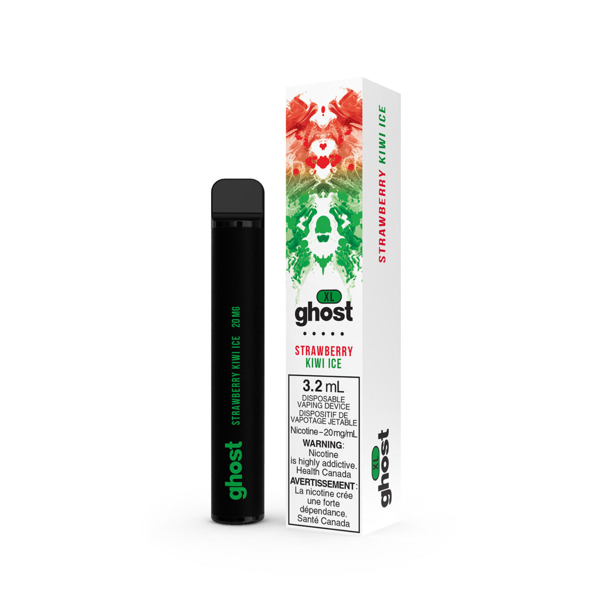 Strawberry Kiwi Ice Ghost XL Disposable Vape VapeLoft
