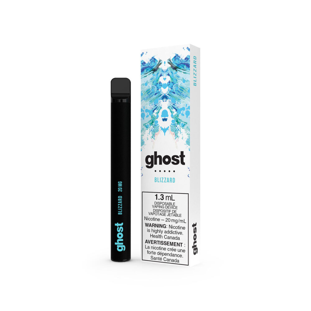 Blizzard flavored Ghost Disposable Vape 20MG