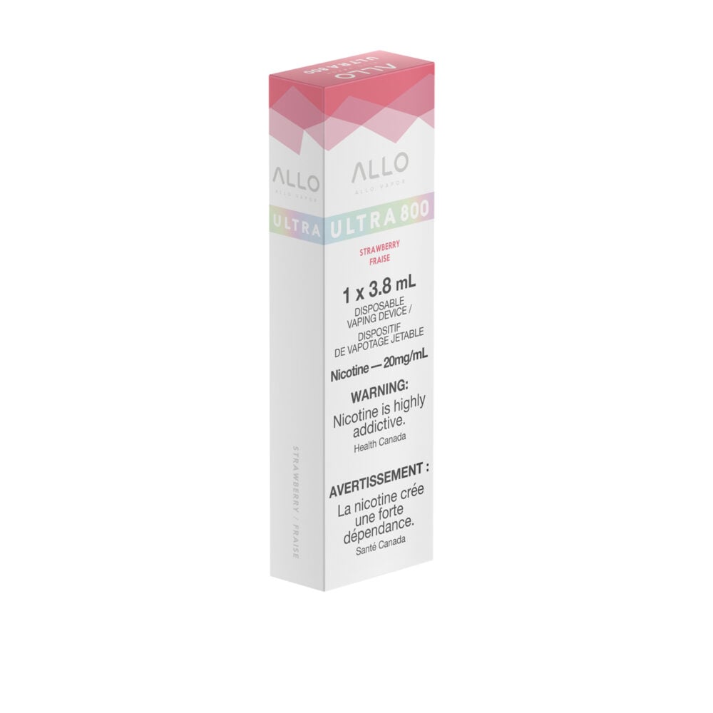 Strawberry ALLO Ultra Packaging