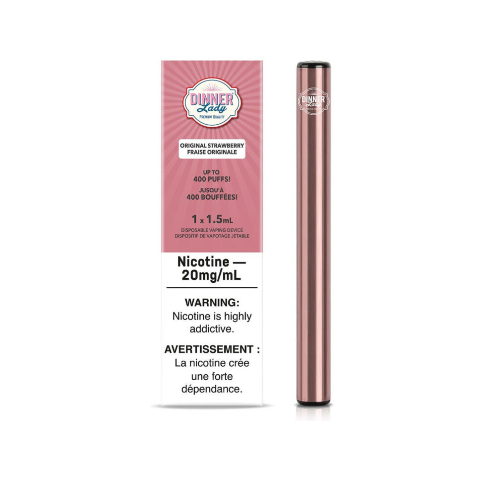 Original Strawberry Dinner Lady Disposable Vape