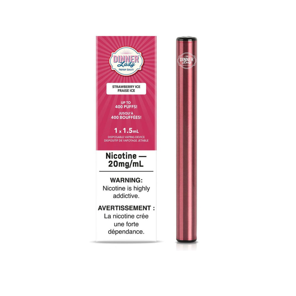 Strawberry Ice Dinner Lady Disposable Vape