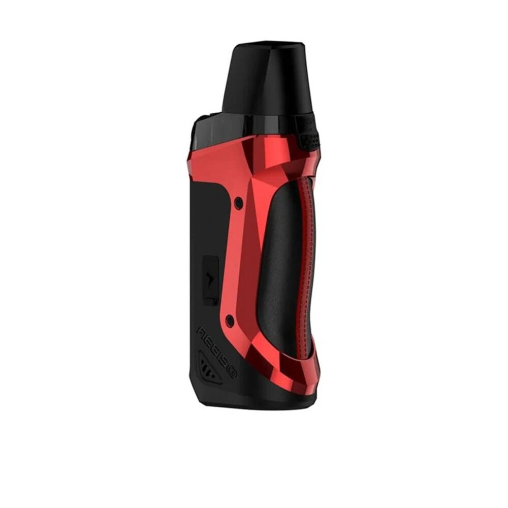 Red version of the Geek Vape AEGIS Boost Luxury Edition Device