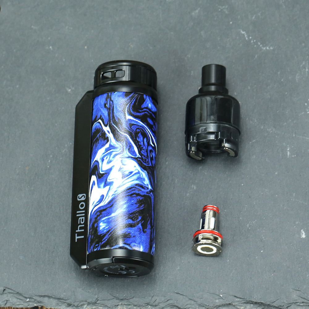 Blue Thallo S Pod Mod device disassembled