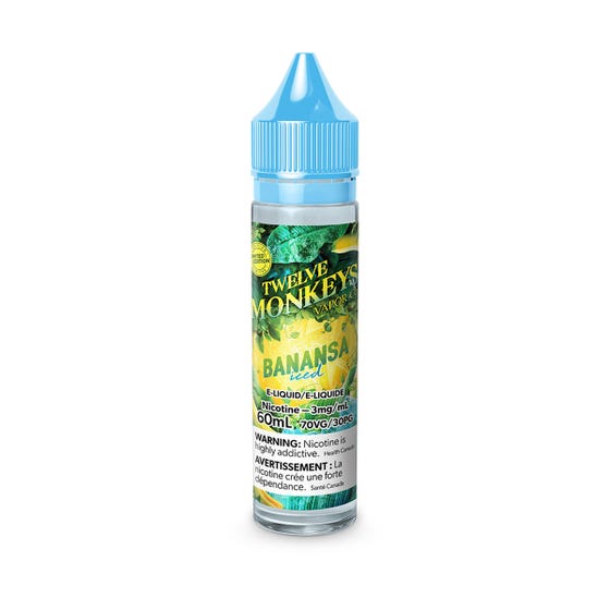 Banansa Iced Twelve Monkeys E-Liquid 60mL