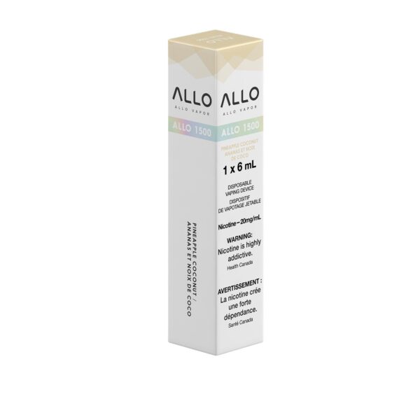 Pineapple Coconut ALLO 1500 Single Pack