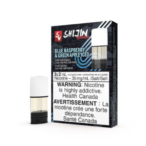 Shijin Blue Raspberry & Green Apple Iced – STLTH Pods