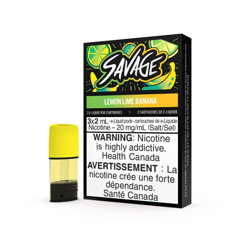 Lemon Lime Banana Savage STLTH Pods