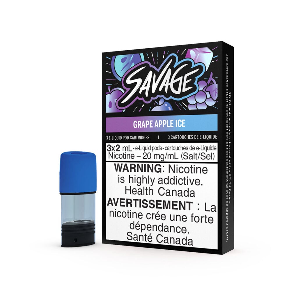 Grape Apple Ice Savage STLTH Pods