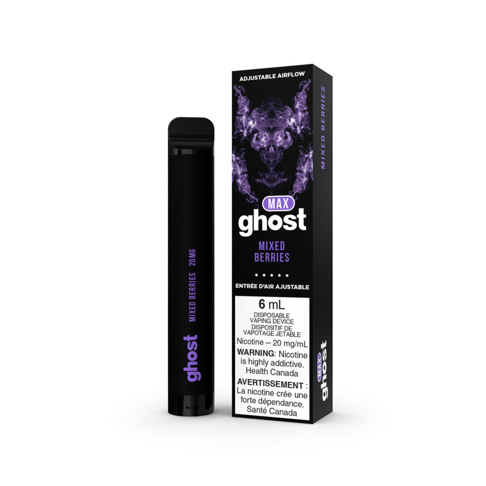 Mixed Berries Ghost Max Disposable Vape 6mL