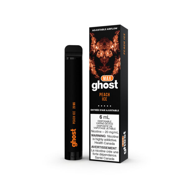 Peach Ice Ghost Max Disposable Vape