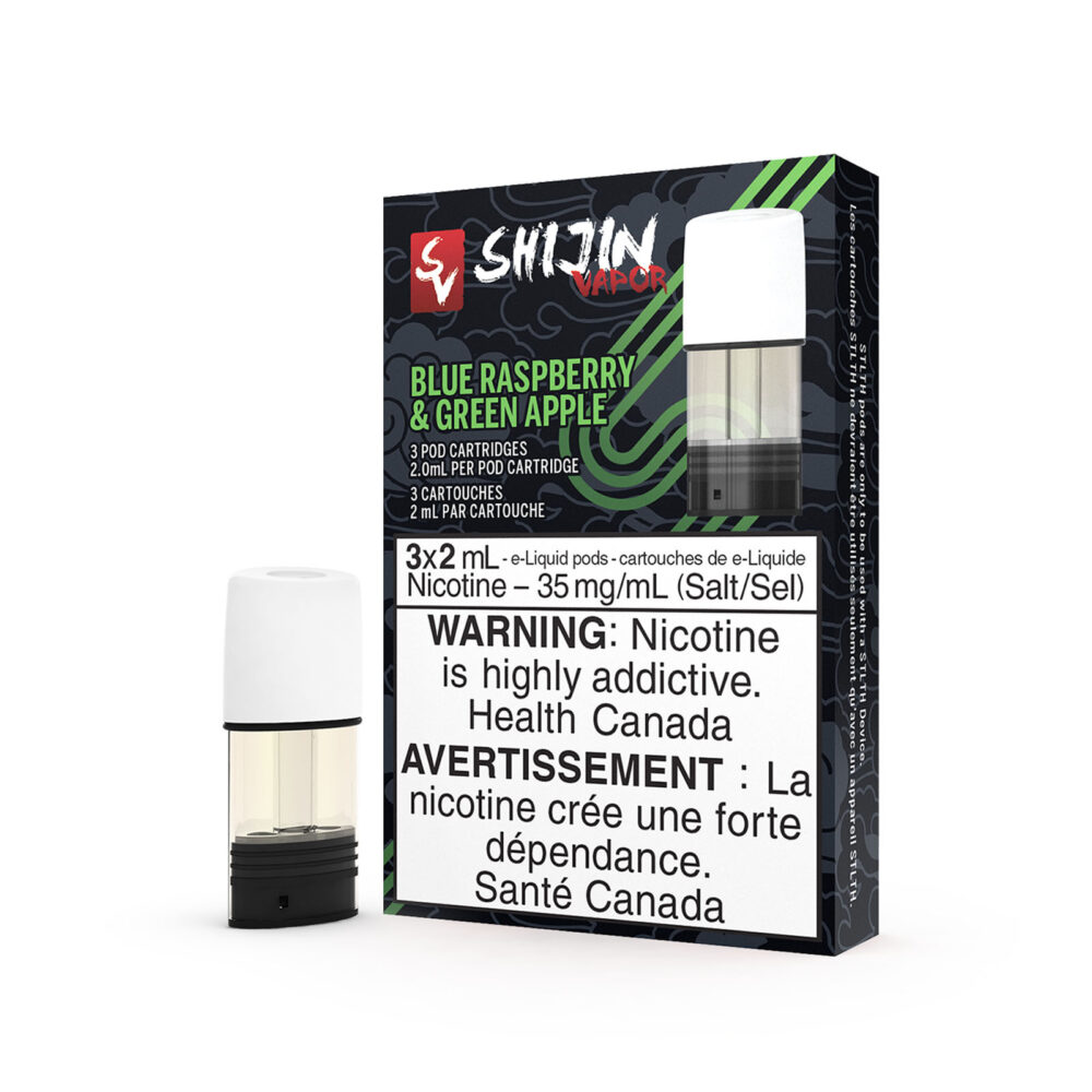 Shijin Blue Raspberry & Green Apple STLTH Pods