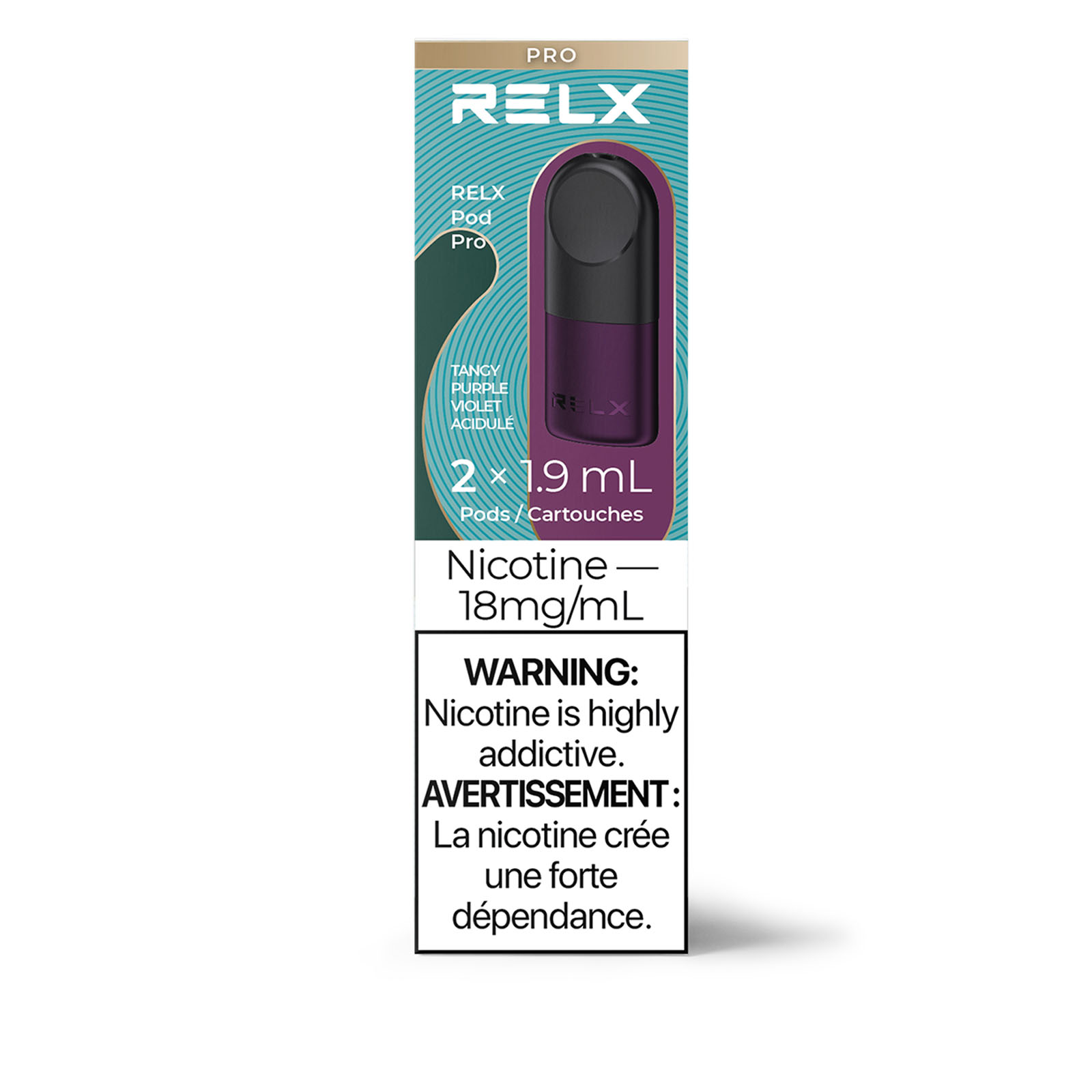 Tangy Purple RELX Pod Pro 2 Pack VapeLoft