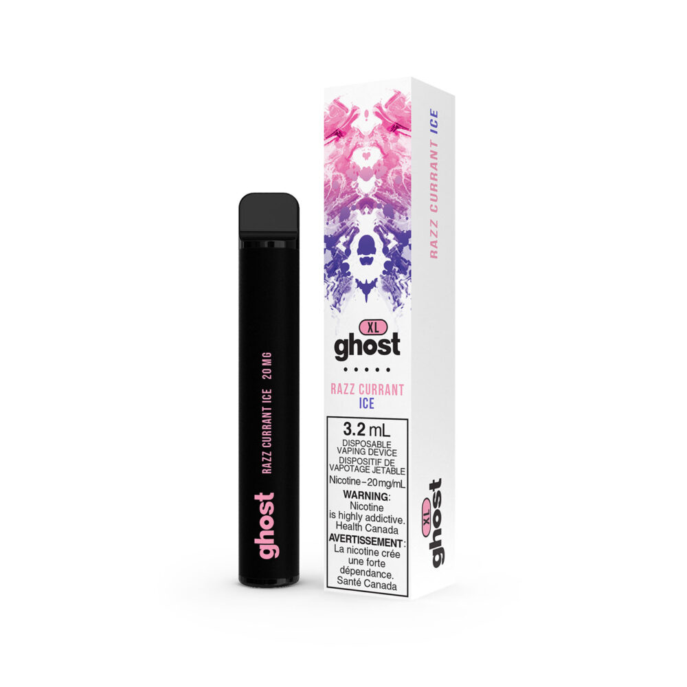 Razz Currant Ice Ghost XL Disposable Vape