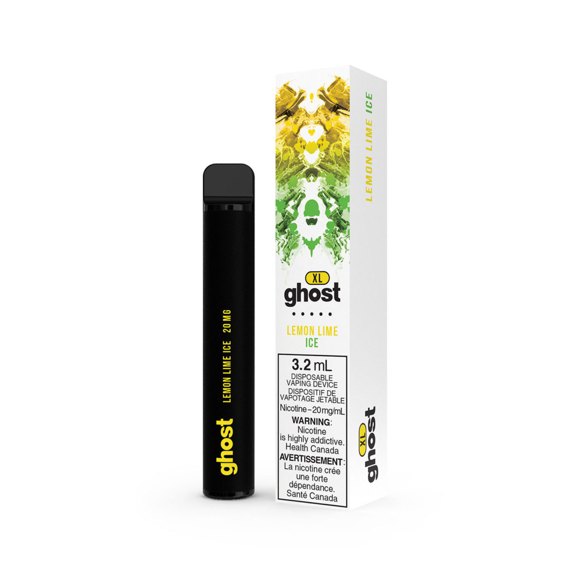 Lemon Lime Ice Ghost XL Disposable Vape 3.2mL VapeLoft
