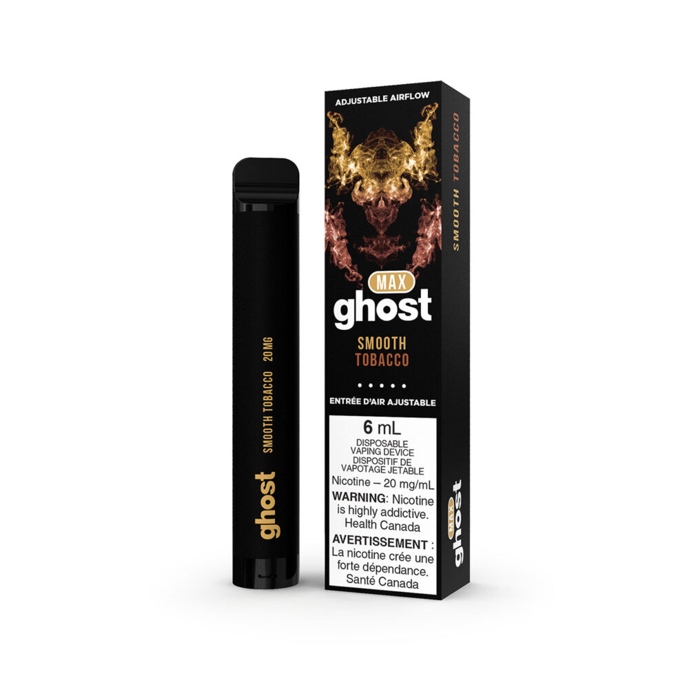 Smooth Tobacco Ghost Max Disposable Vape