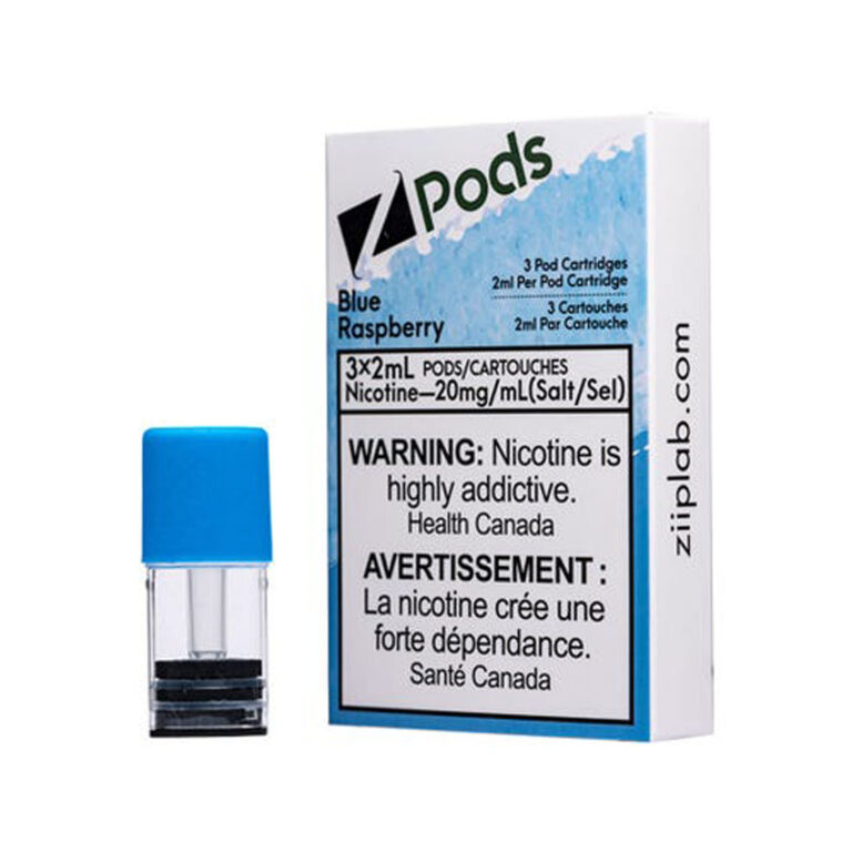 Blue Raspberry ZIIP Pods Z Pods 3 Pack VapeLoft
