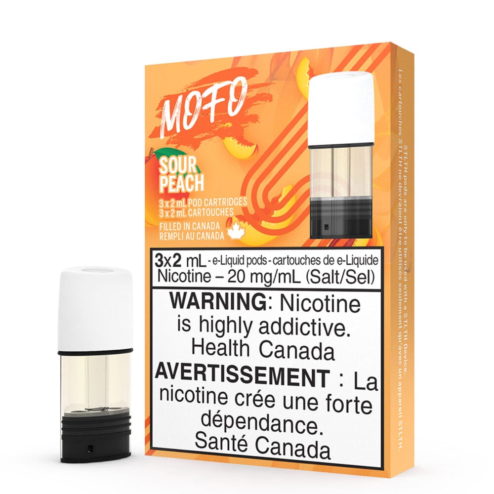 Sour Peach Mofo STLTH Pods