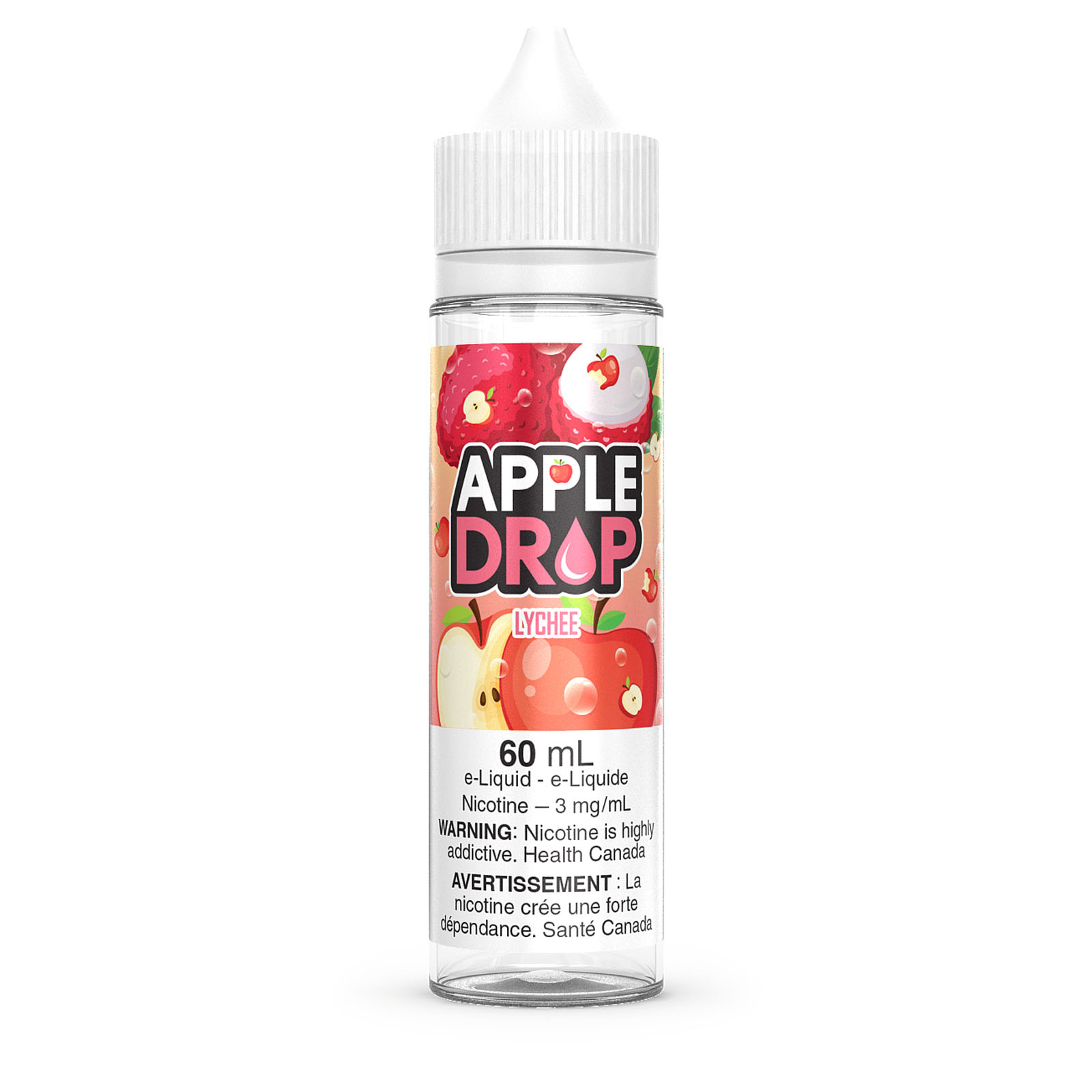 Lychee Apple Drop ELiquid 60mL Free Base VapeLoft
