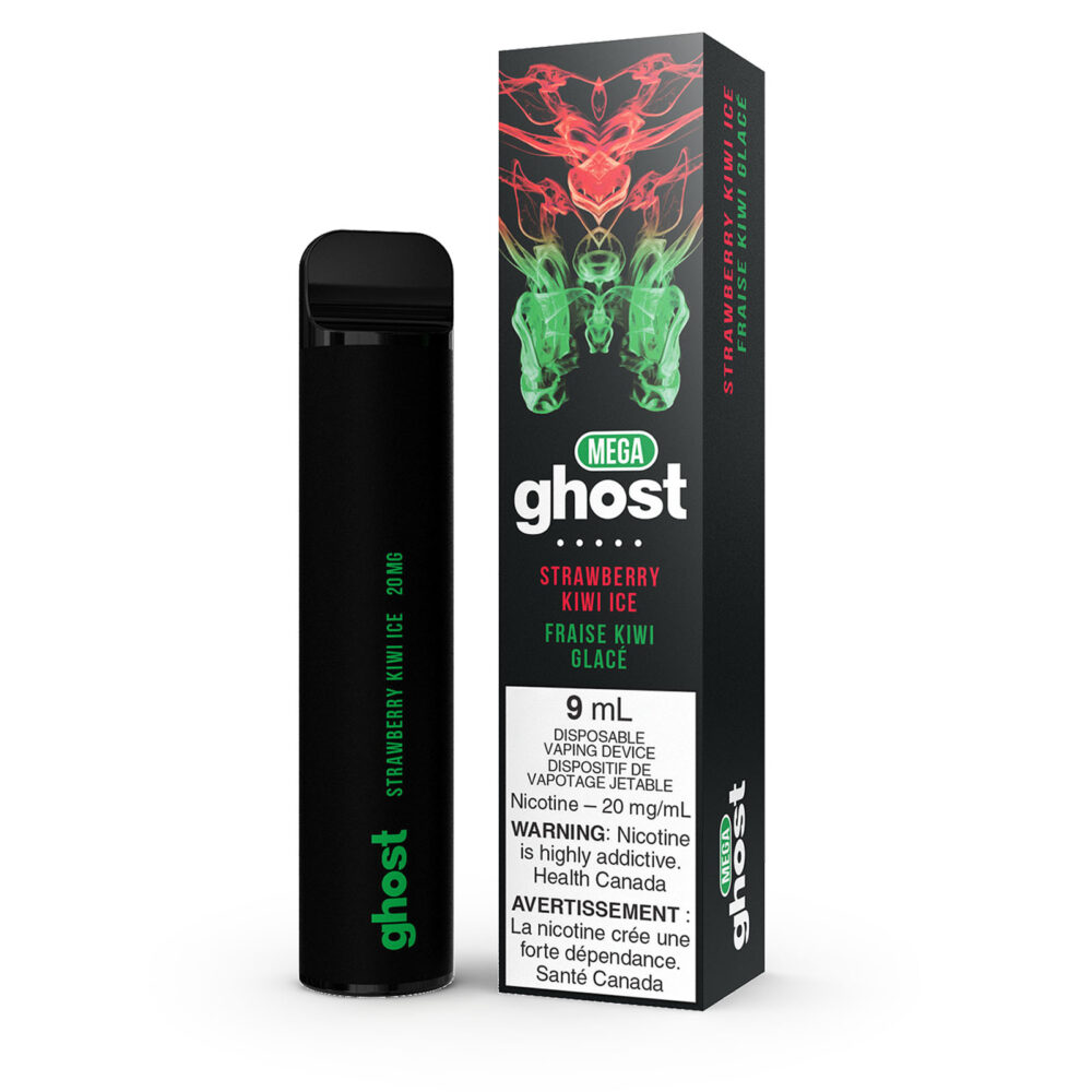 Strawberry Kiwi Ice Ghost MEGA Disposable Vape