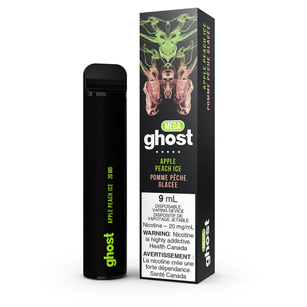 Apple Peach Ice Ghost Mega Disposable Vape