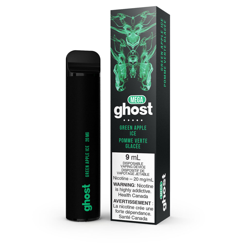 Green Apple Ice Ghost MEGA Disposable Vape